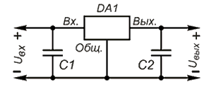 Typical circuit of the chip KR1180EN12B